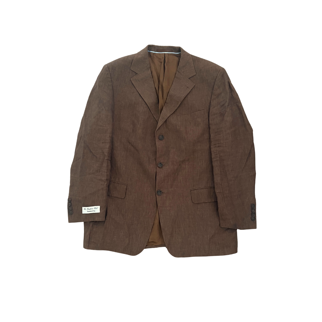 Timeless Blazer - Brown Linnen